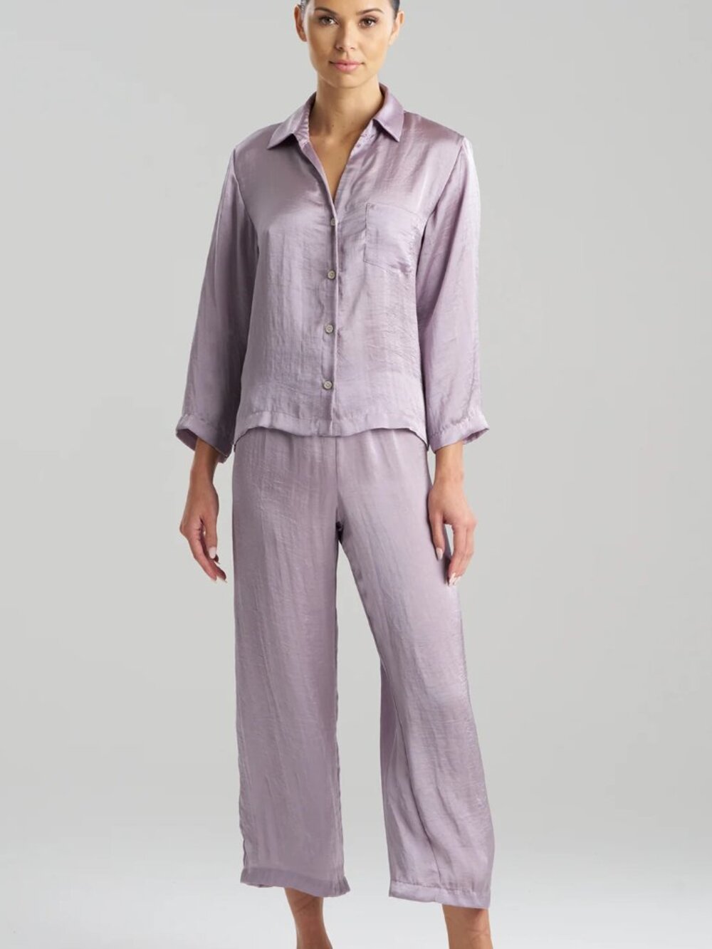 NATORI EDIT Ashley Icon Lounge and PJ Set in Light Iris Size XL Brand New NWT